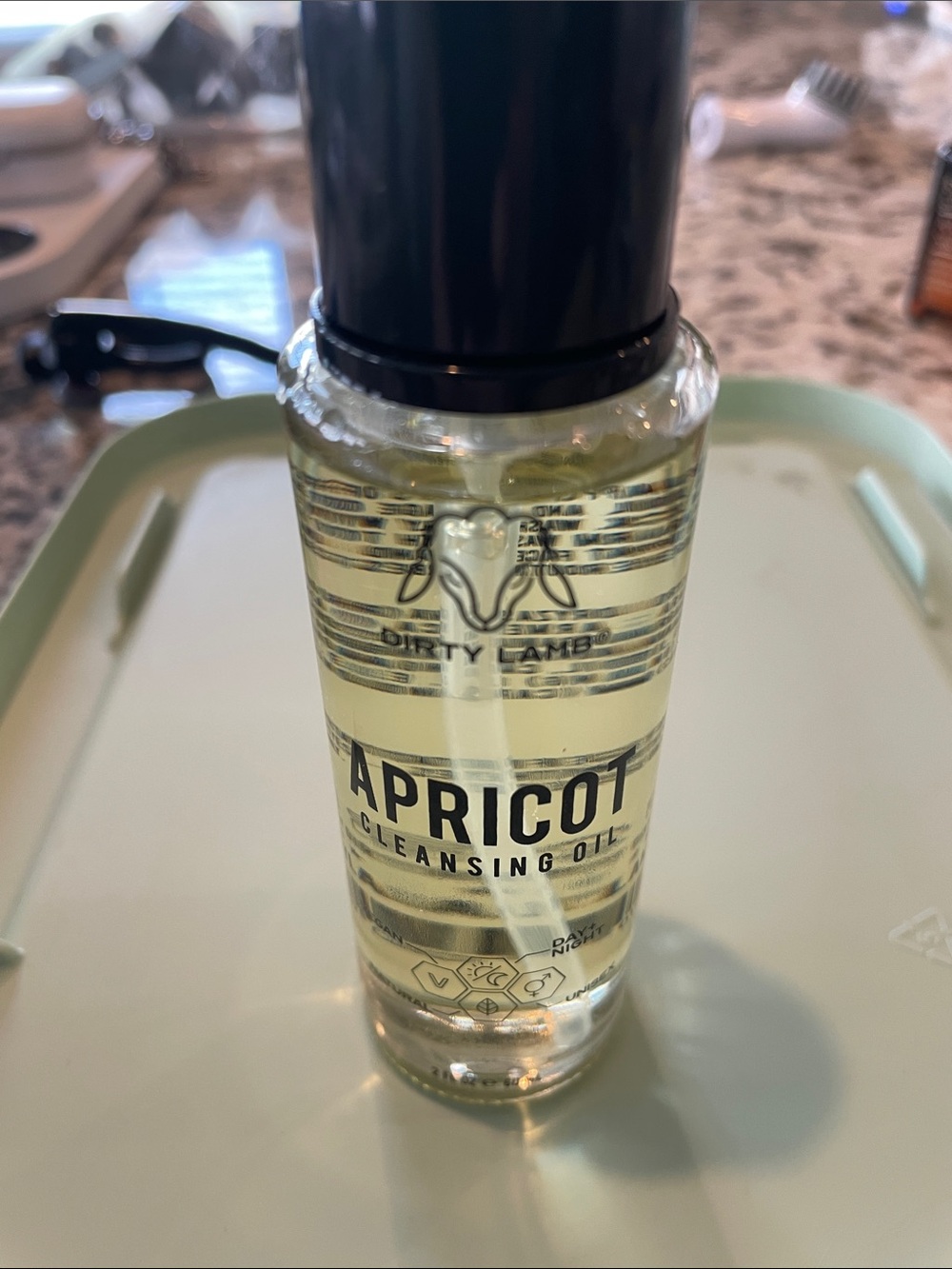 Apricot Cleansing Oil — Light Yellow Facial Cleanser